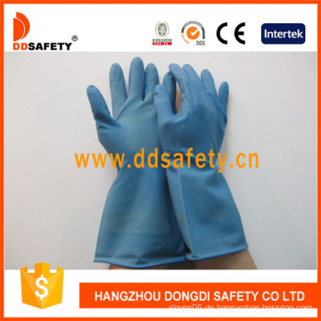 Blaue Latex Haushalt Handschuhe (DHL308)